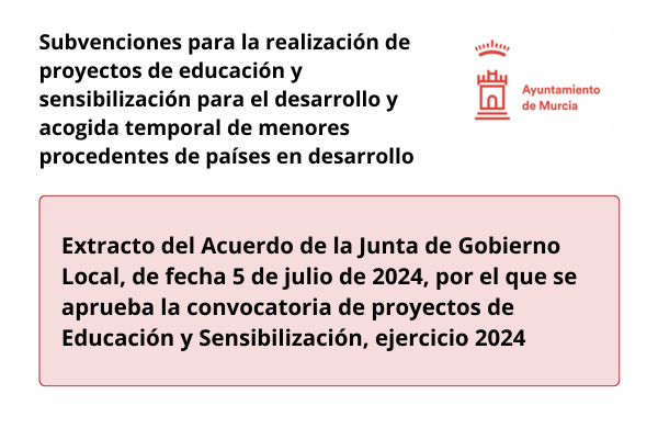 Subvenciones/Ayuntamiento de Murcia